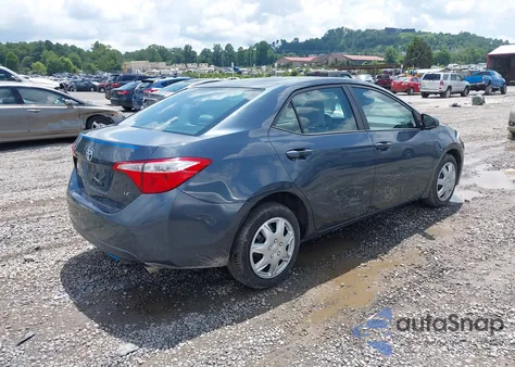 2016 Toyota Corolla Le из США, поврежденный, VIN 2T1BURHE0GC619957